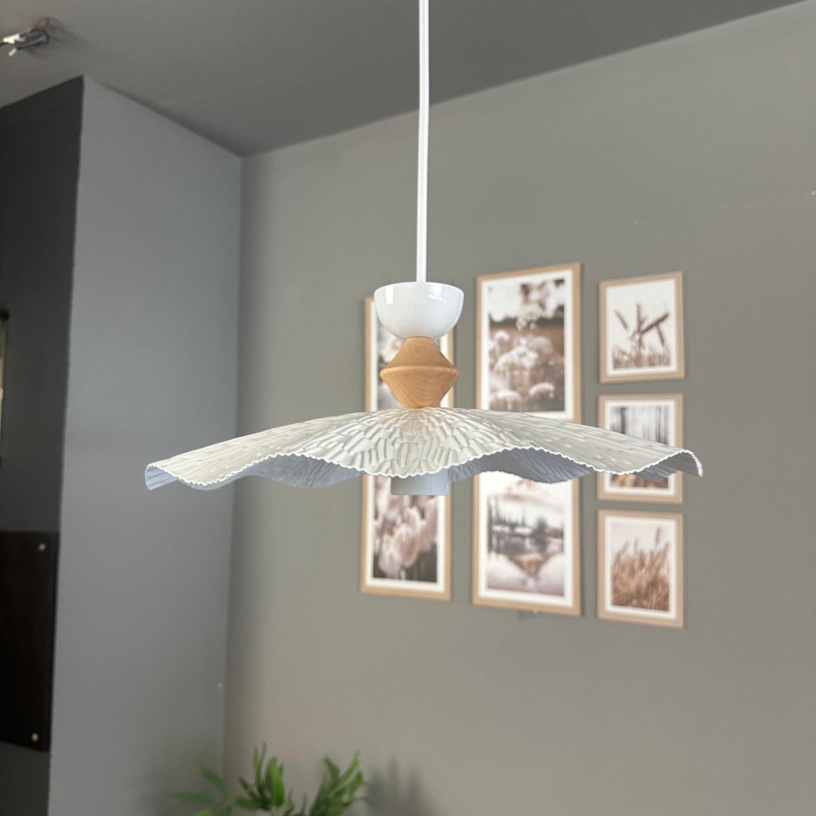 Pendelleuchte Teyra Metall Ø34cm, Modern Hängelampe